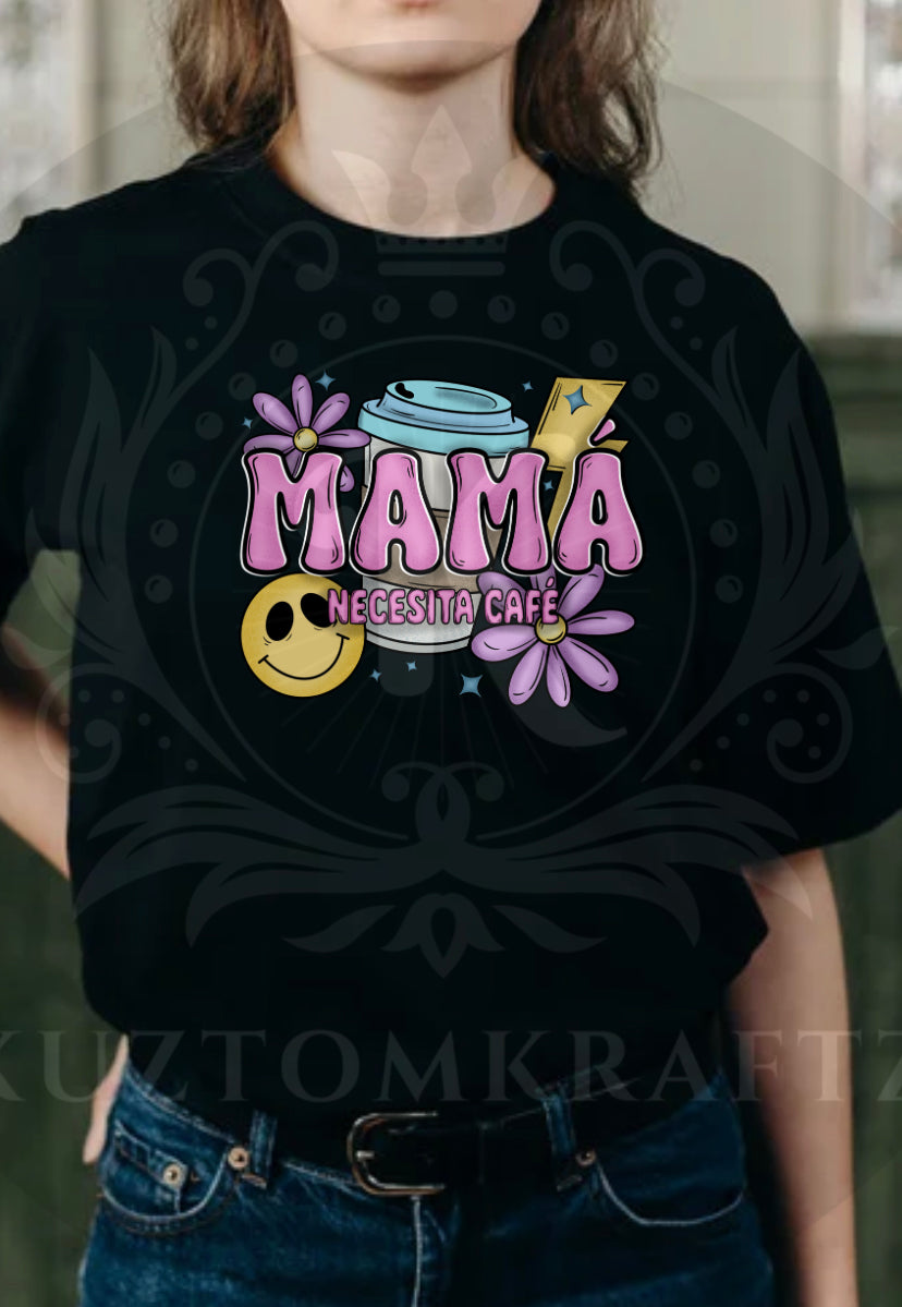 Mama cafe DTF transfers