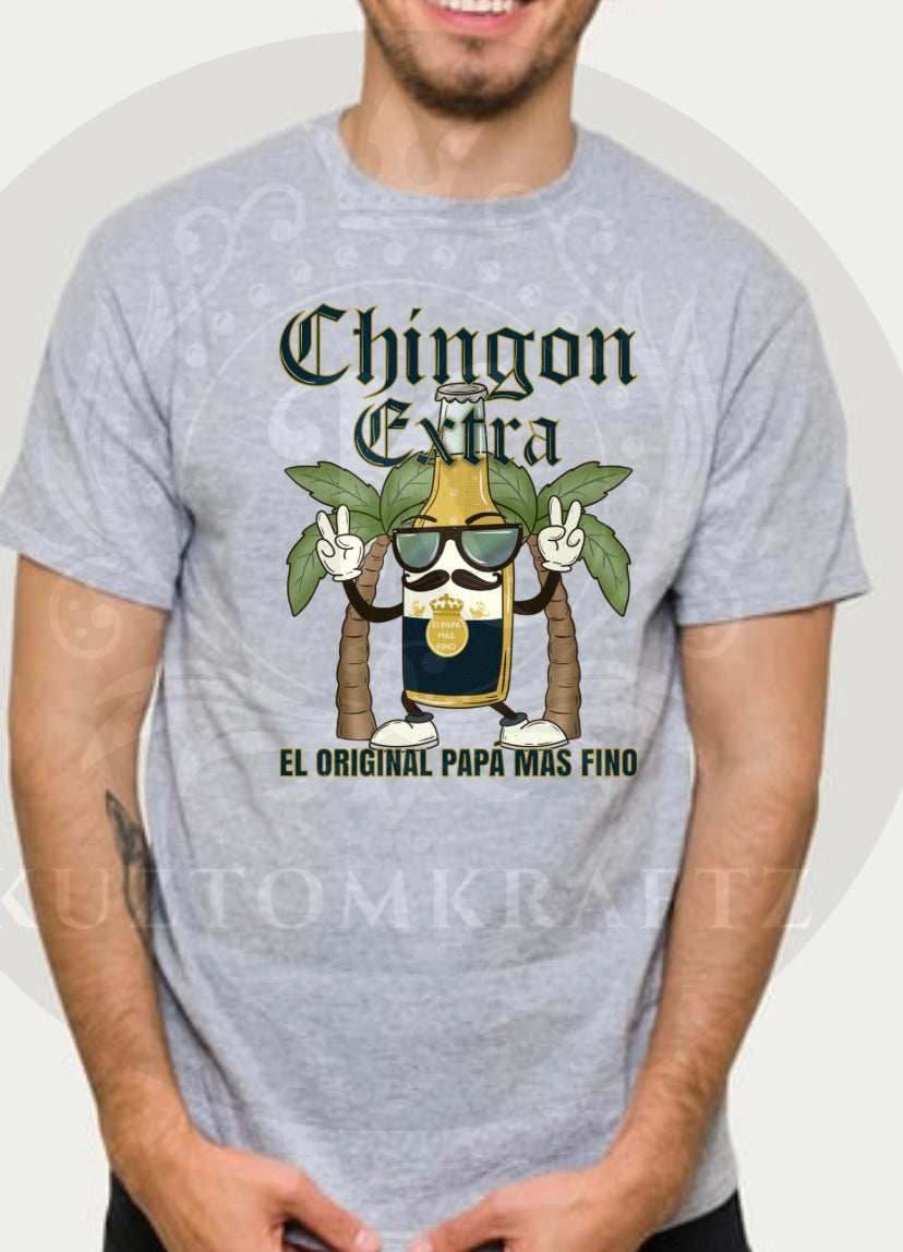 Chingon beer DTF transfer