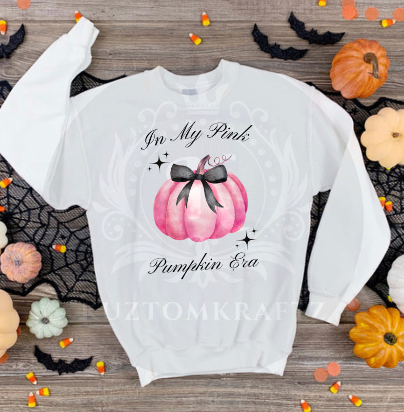 In my pink pumpkin era dtf transfer