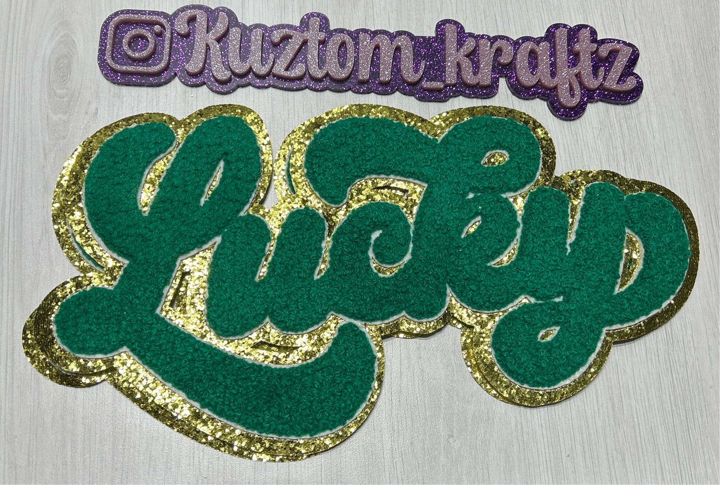 LUCKY CHENILLE PATCHES