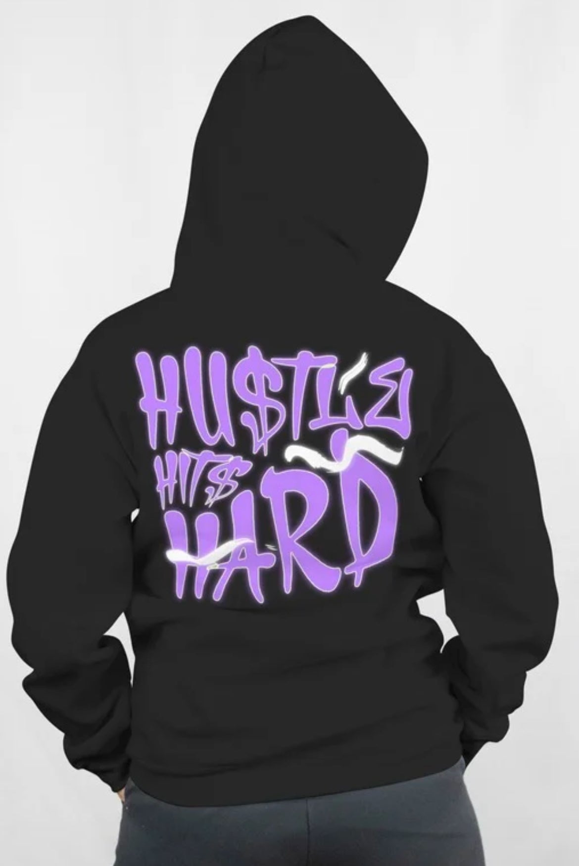 HUSTLE HITS HARD DTF TRANSFERS