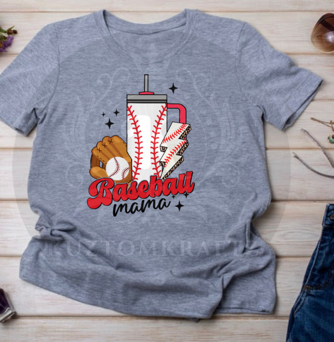 Baseball mama DTF transfers
