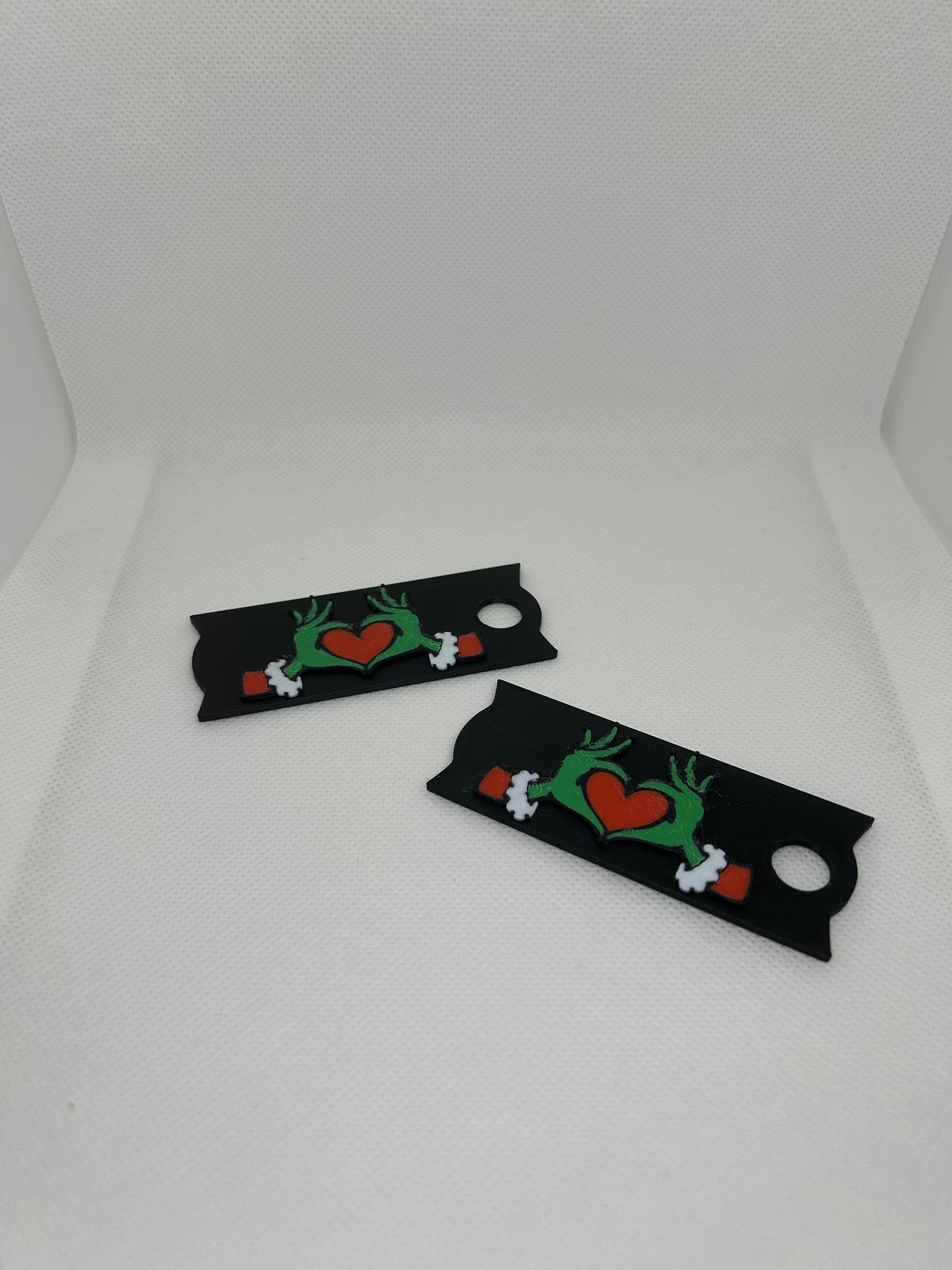 3D printed grinch hands lid toppers 40oz