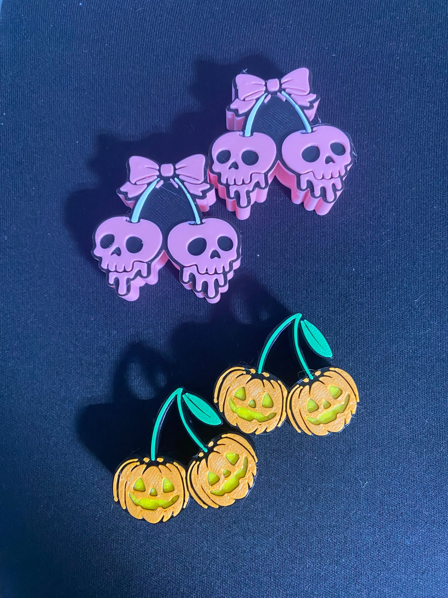 Spooky straw toppers