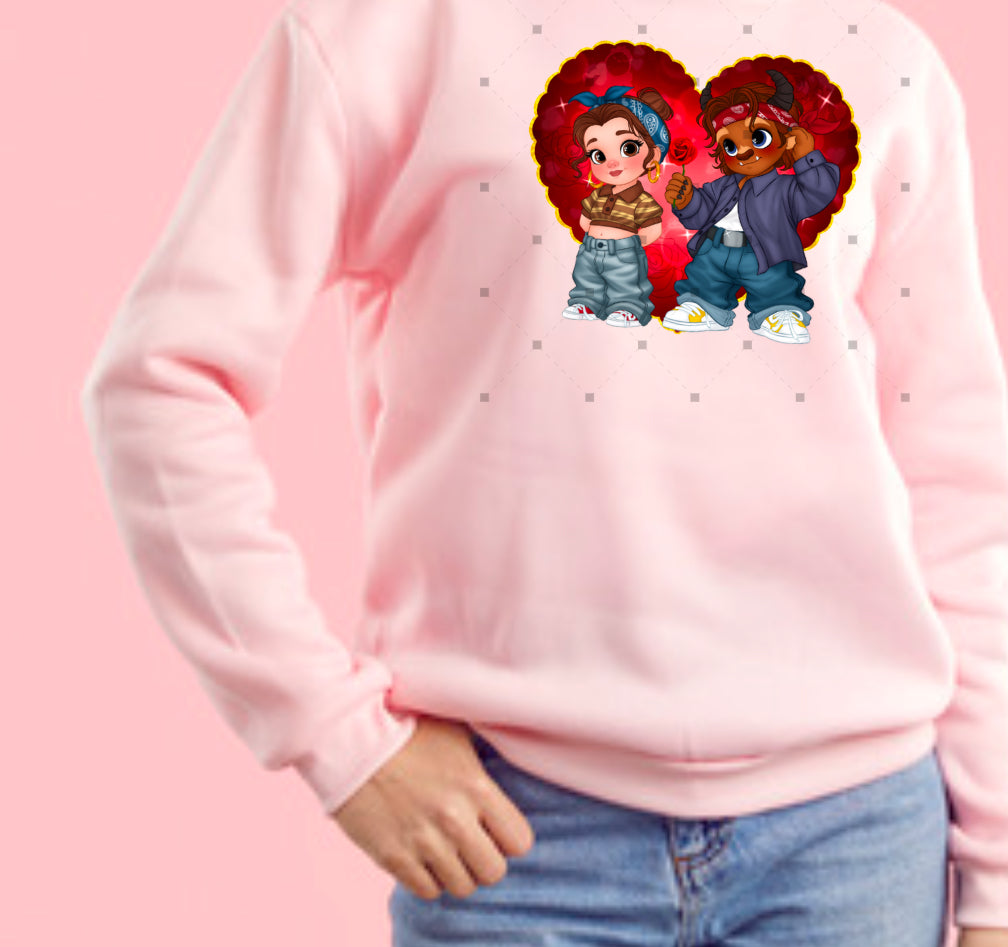 VALENTINE CHOLO CHARACTER DTF TRANSFERS