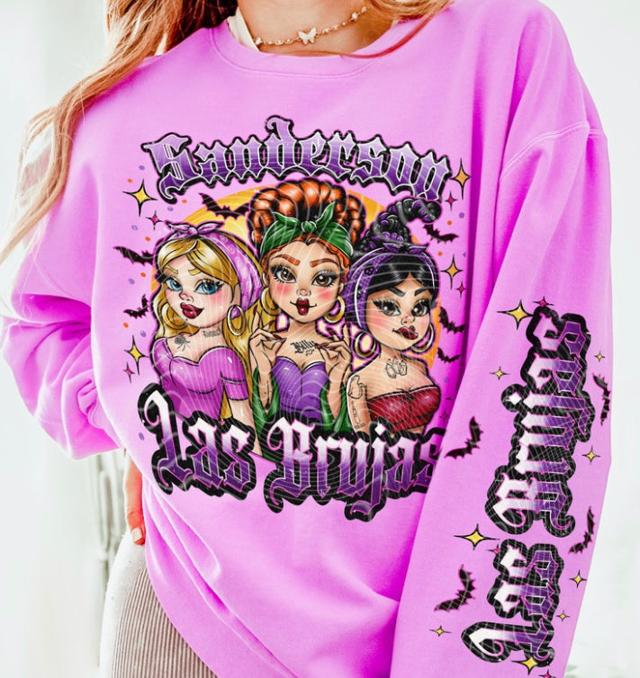 Las Brujas with sleeve or pocket prints
