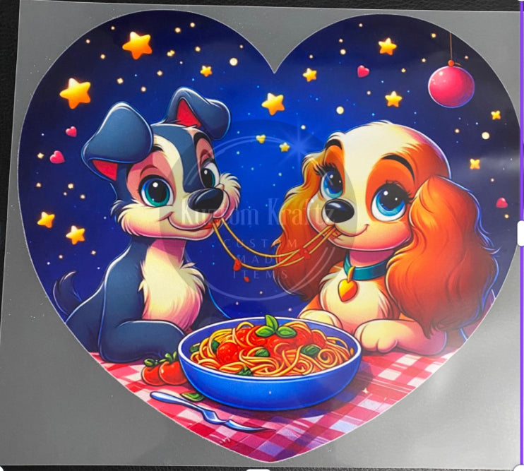 Puppy love DTF print transfers