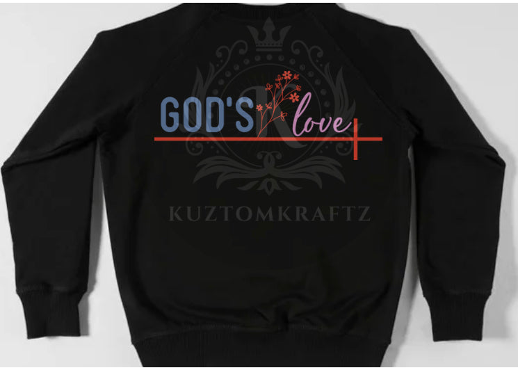 God’s love DTF transfer