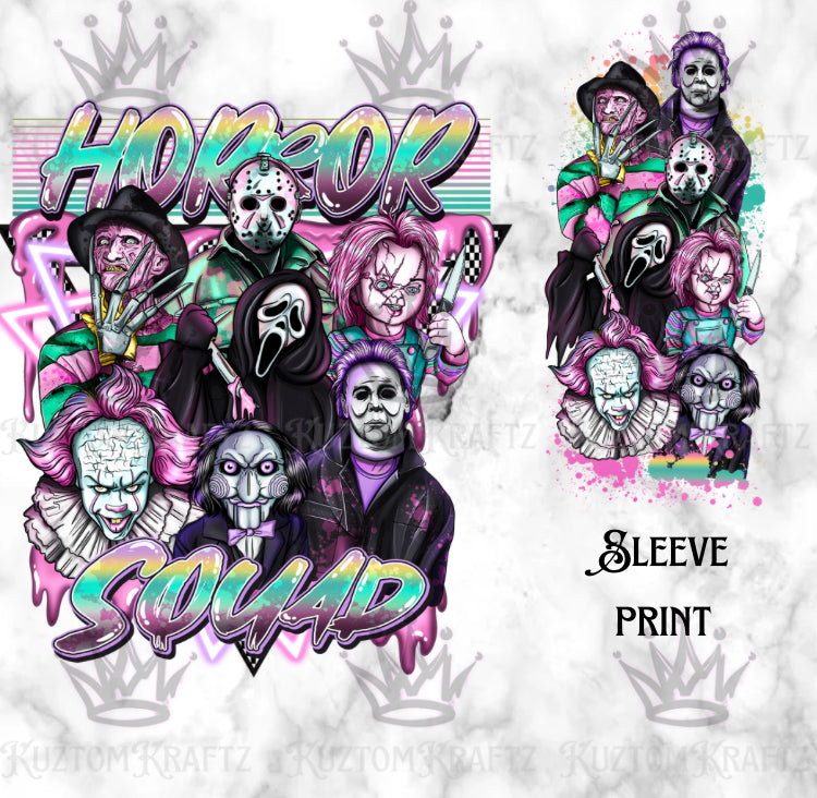 Horror Squad DTF transfers