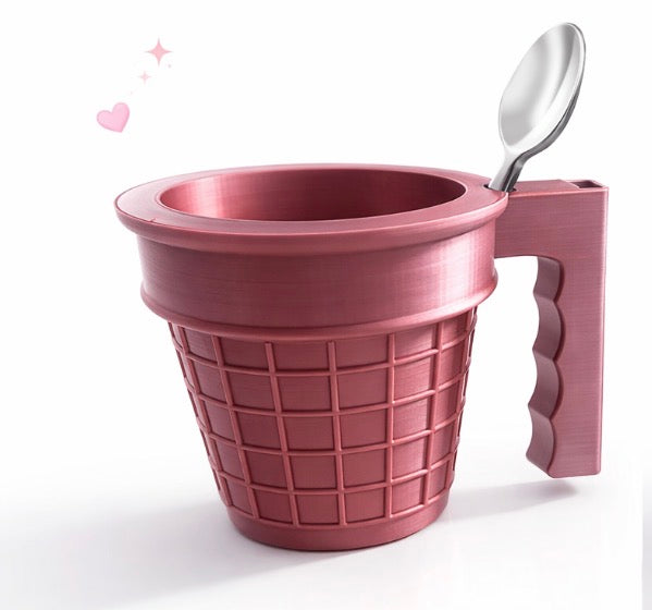Two Tone color ice cream holder