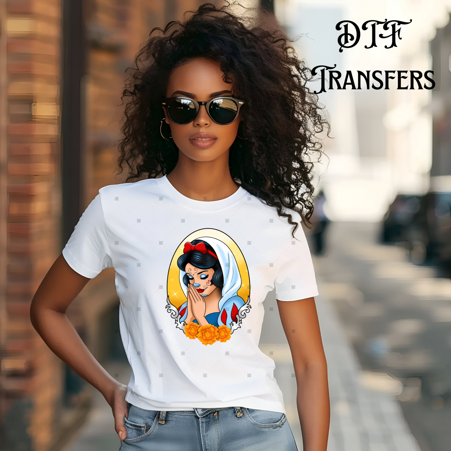 DAY OF THE DEAD PRINCESSES DTF TRANSFERS