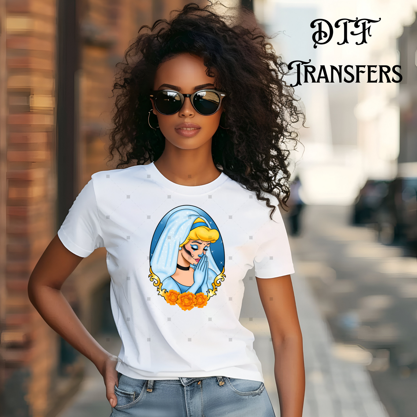DAY OF THE DEAD PRINCESSES DTF TRANSFERS