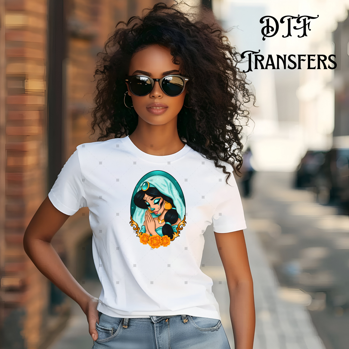 DAY OF THE DEAD PRINCESSES DTF TRANSFERS
