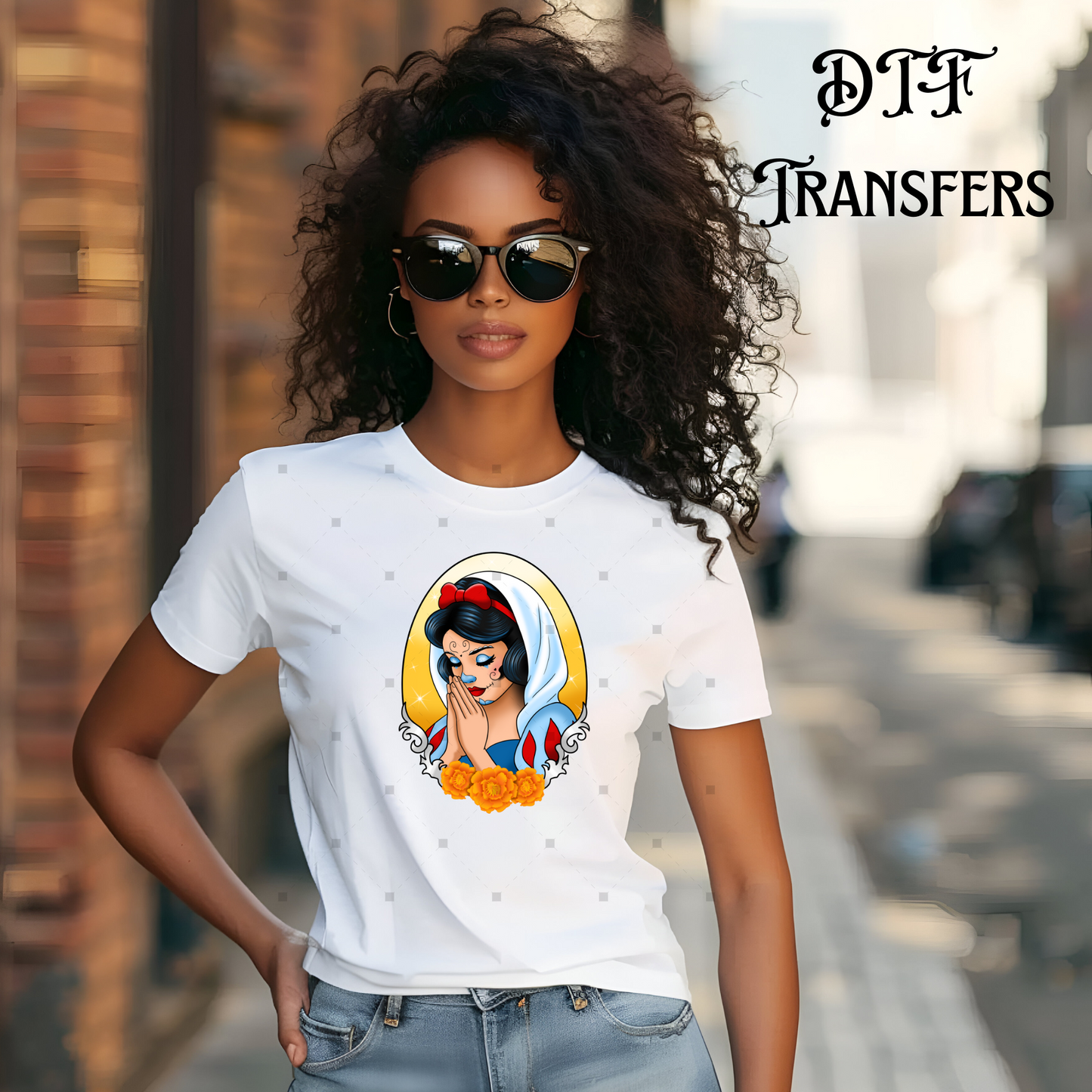 DAY OF THE DEAD PRINCESSES DTF TRANSFERS