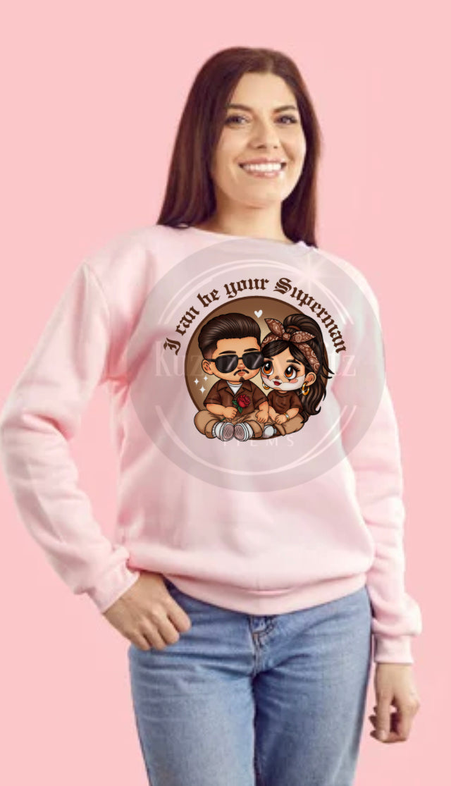 Light Pink Couple sweatshirt