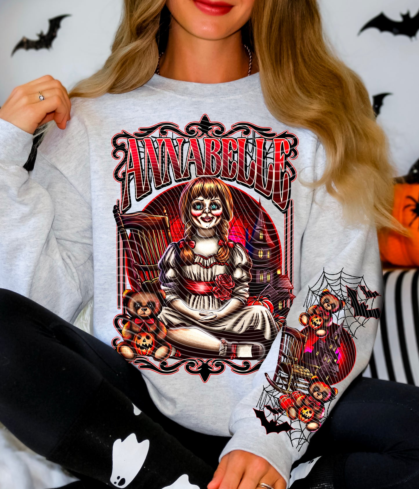 SPOOKY DOLL DTF TRANFERS
