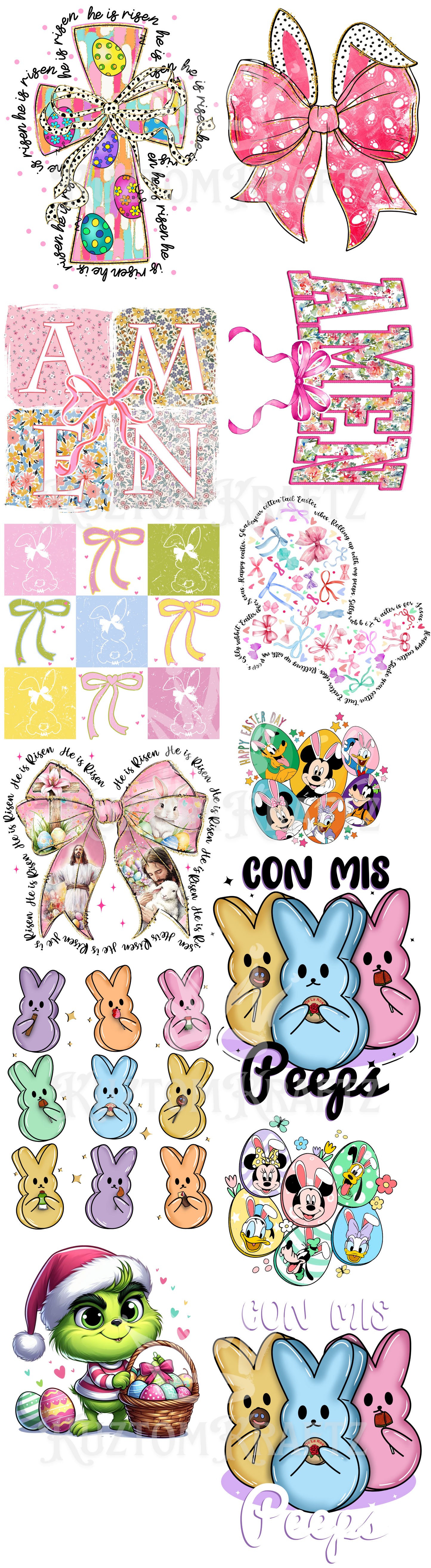 EASTER PREMADE GANGSHEET 1